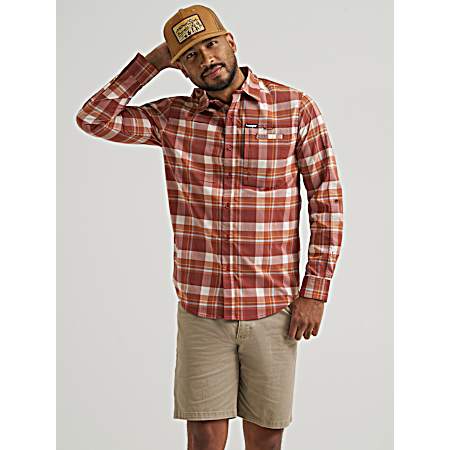 Men's Hike To Fish Button Front Long Sleeve Shirt
