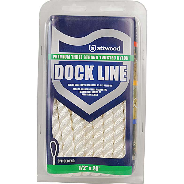 Crown Sporting Goods 15-Foot Double Braided 3/8" Thick Nylon - Want It All
