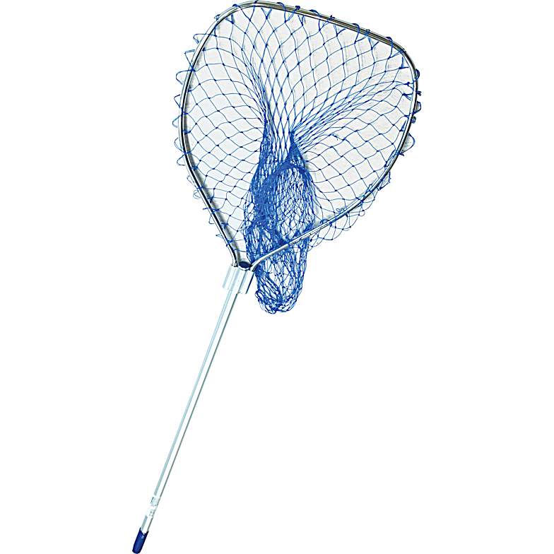 dotline fishing nets Standard Trout Landing Net 10" x 14" Hoop, 6" Handle, Blue Poly Net : Sports & Outdoors sturdy aluminum tubing 24 in Heavy Duty Rubber Net Bags
