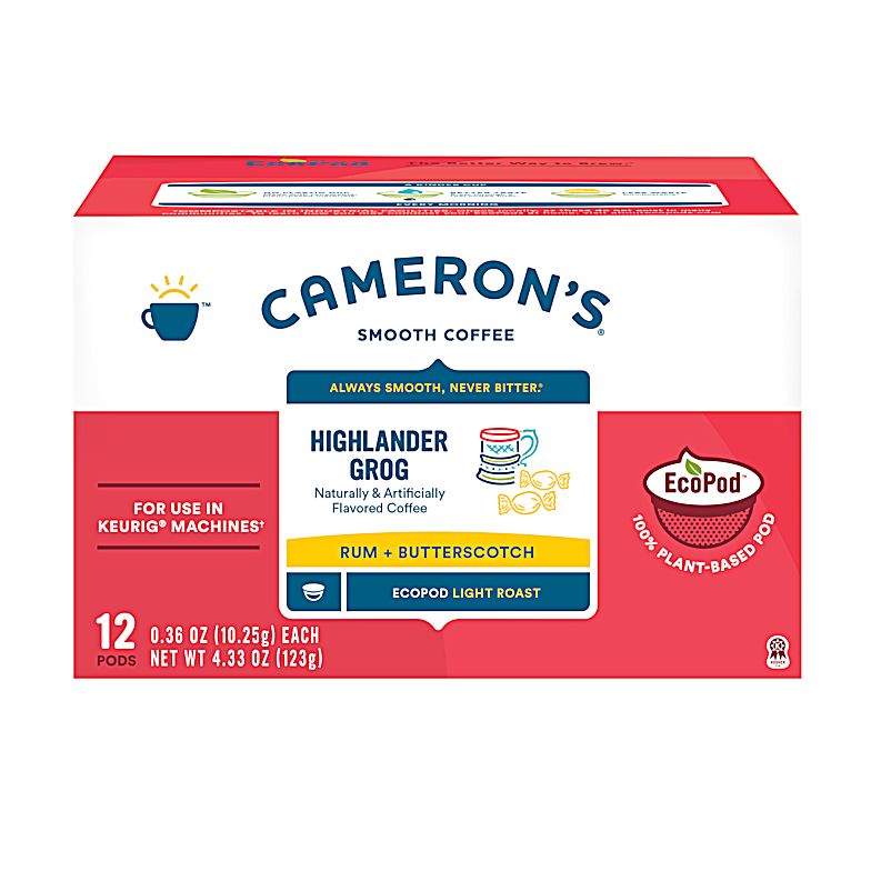 Cameron's Coffee Camerons Coffee Single Serve Pods 10 Hawaiian Coffee Blend 32 Count