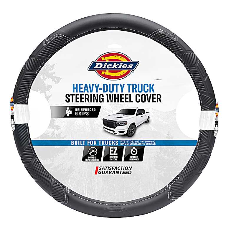 Caterpillar Ultra Sports Grip Leather Steering Wheel Cover Protector